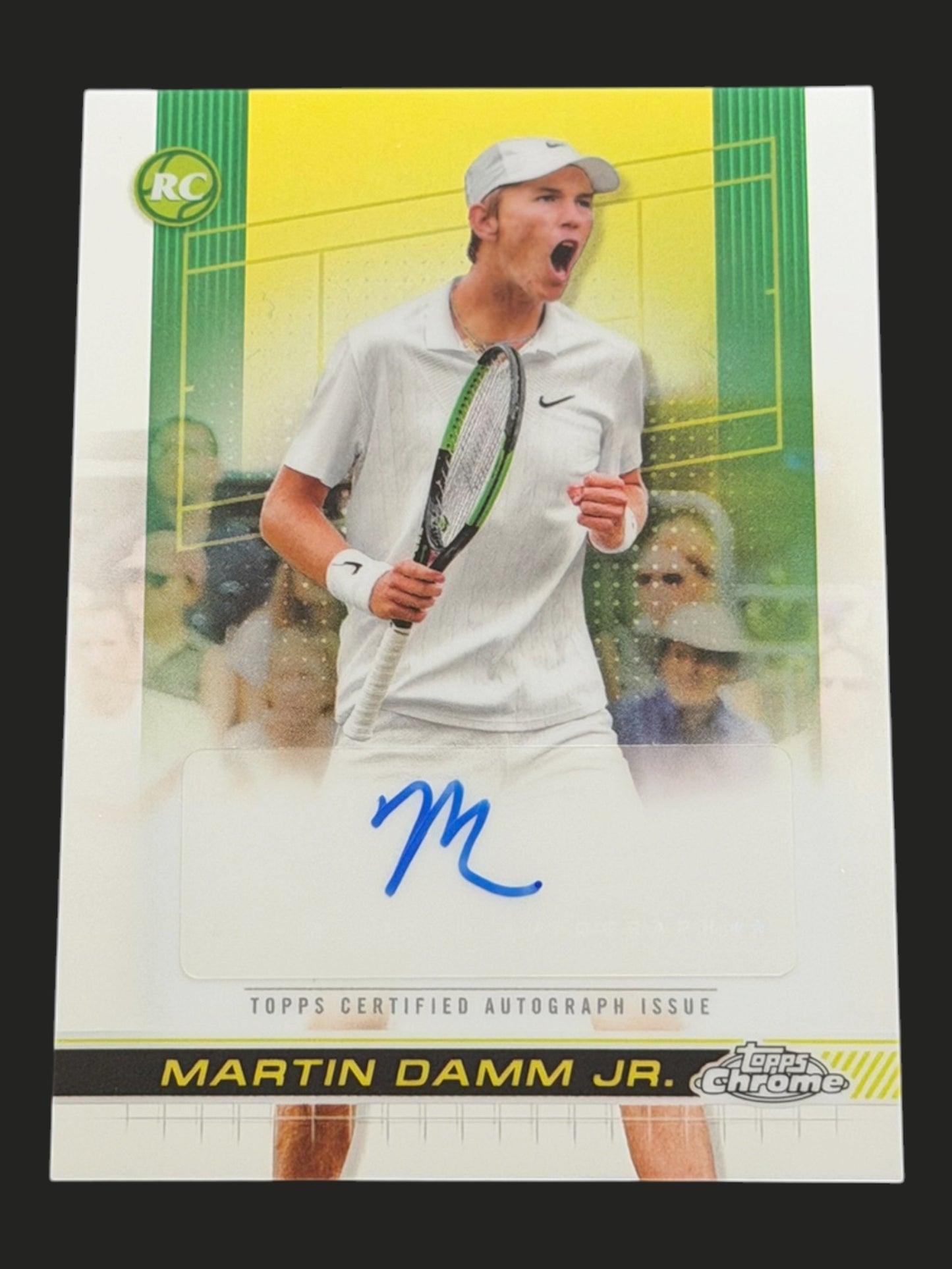 2024 Topps Chrome Tennis Auto Martin Damm Jr.
