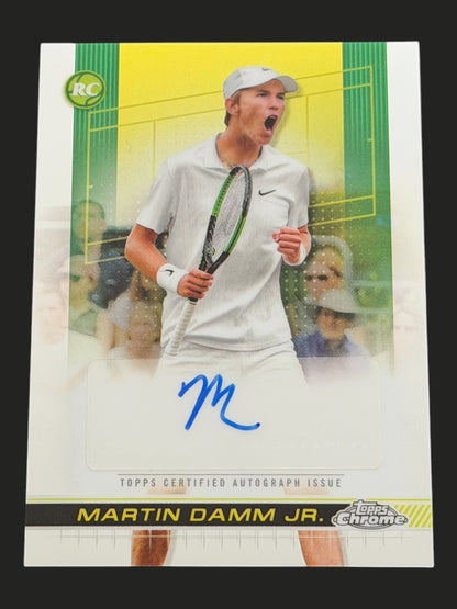 2024 Topps Chrome Tennis Auto Martin Damm Jr.
