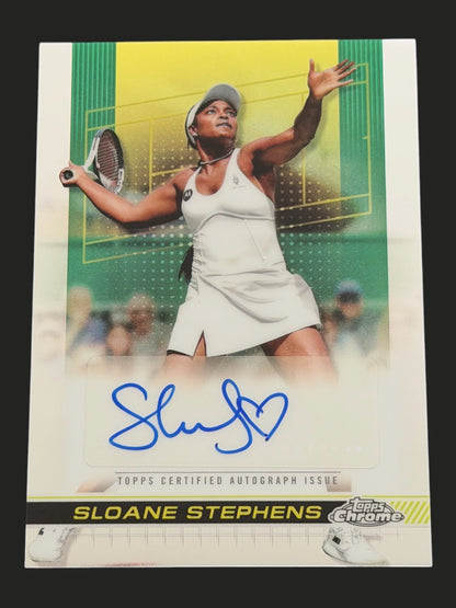 2024 Topps Chrome Tennis Auto Sloane Stephens