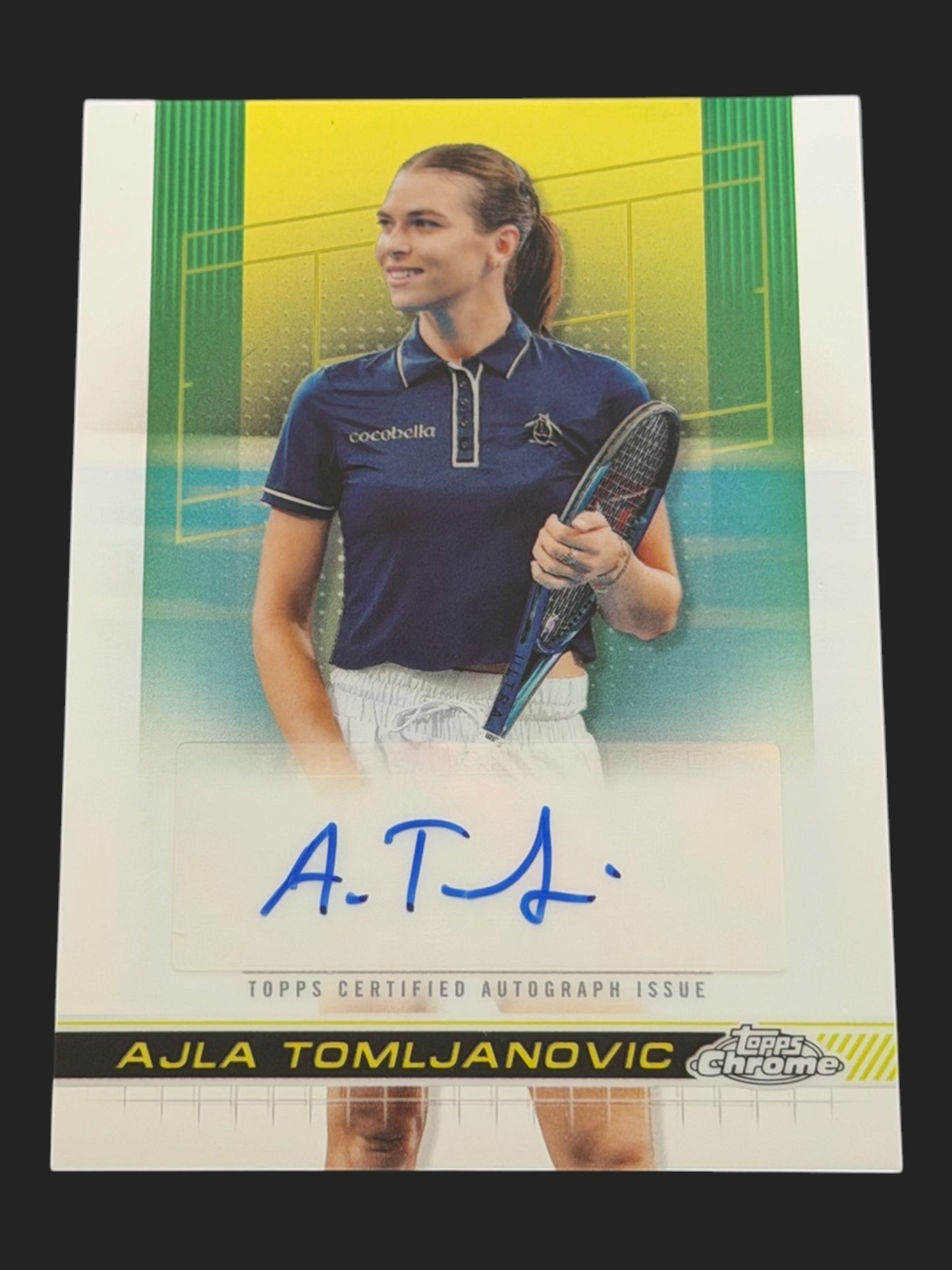 2024 Topps Chrome Tennis Auto Ajla Tomljanovic