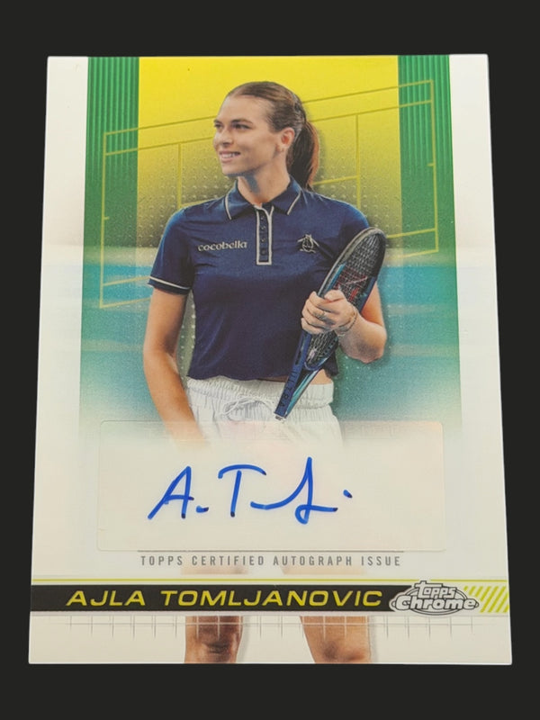 2024 Topps Chrome Tennis Auto Ajla Tomljanovic