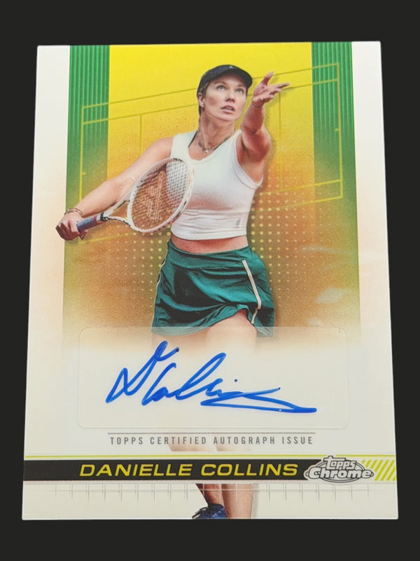 2024 Topps Chrome Tennis Auto Danielle Collins