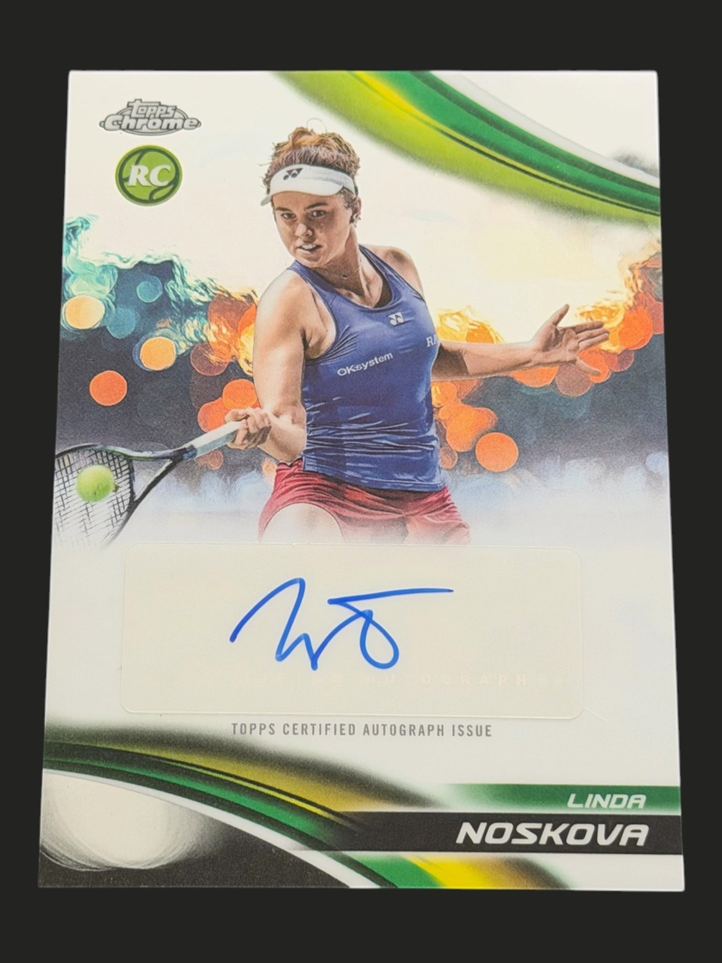 2025 Topps Chrome Autograph Linda Noskova
