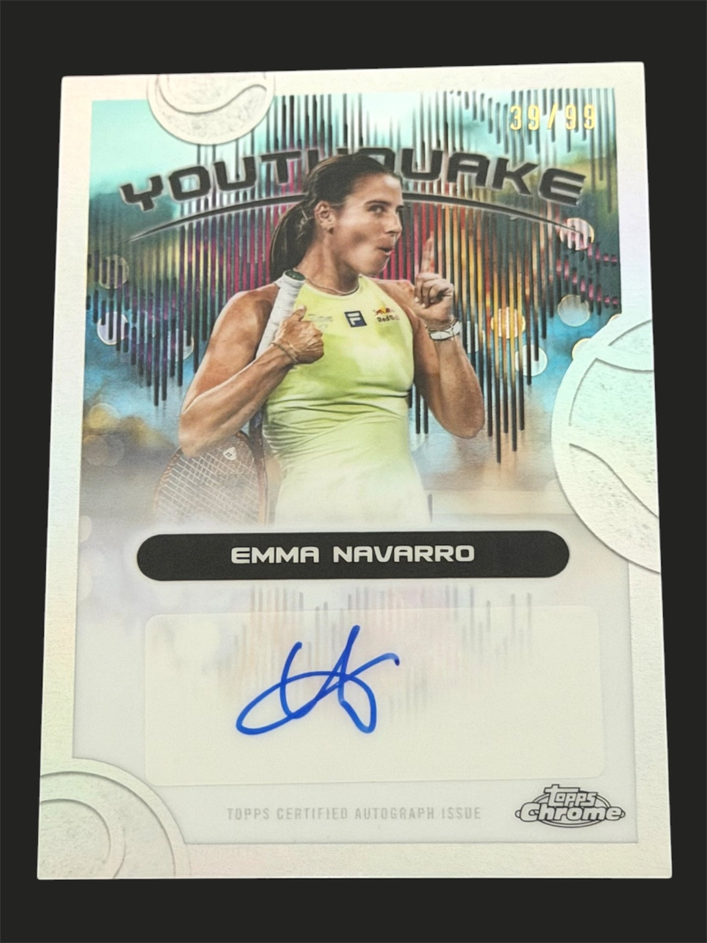2025 Topps Chrome Youthquake Autograph 39/99 Emma Navarro