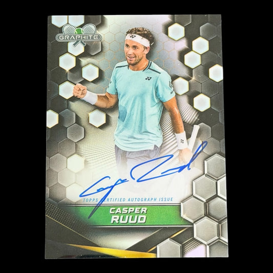 2024 Topps Graphite Casper Ruud — Auto