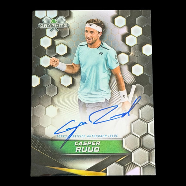 2024 Topps Graphite Casper Ruud — Auto