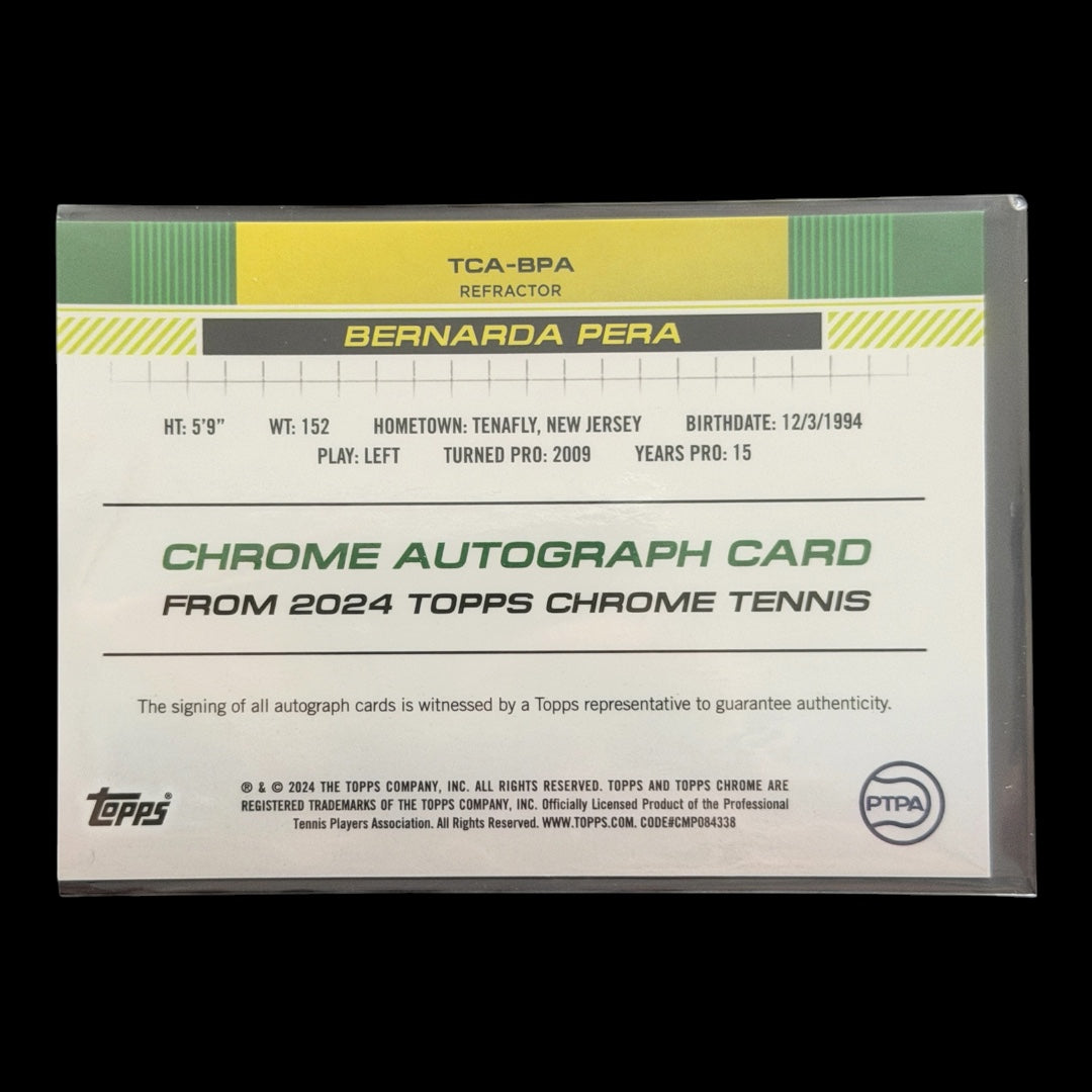 2025 Topps Chrome Bernarda Para — Refractor Auto /499
