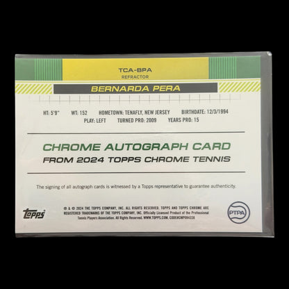 2025 Topps Chrome Bernarda Para — Refractor Auto /499