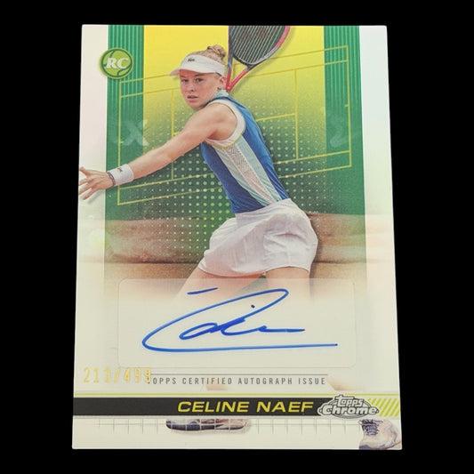 2025 Topps Chrome Celine Naef — Refractor Auto /499