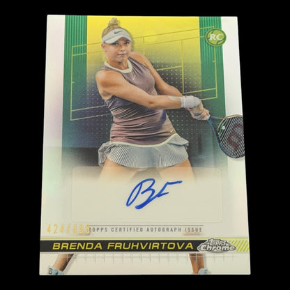 2025 Topps Chrome Brenda Fruhvirtova — Refractor Auto /499