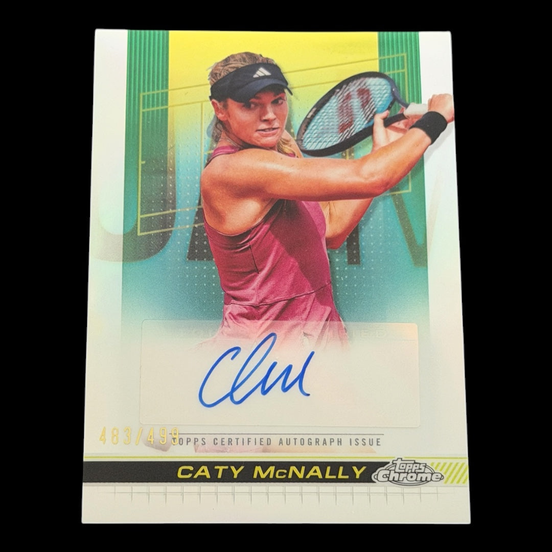 2025 Topps Chrome Caty McNally — Refractor Auto /499