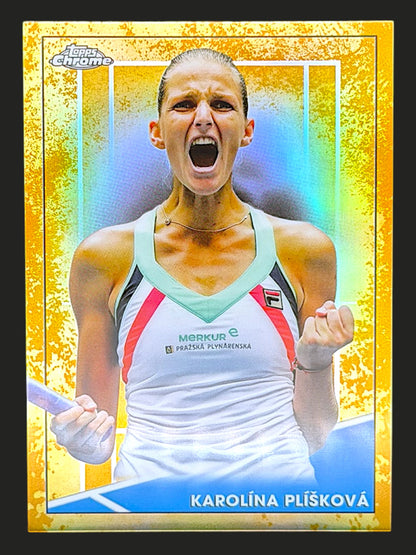 2021 Topps Chrome Tennis Clay Court Refractor Karolina Pliskova