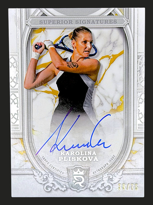 2024 Topps Royalty Superior Signatures 39/75 Karolina Pliskova