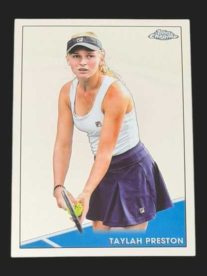 2021 Topps Chrome Tennis Taylah Preston