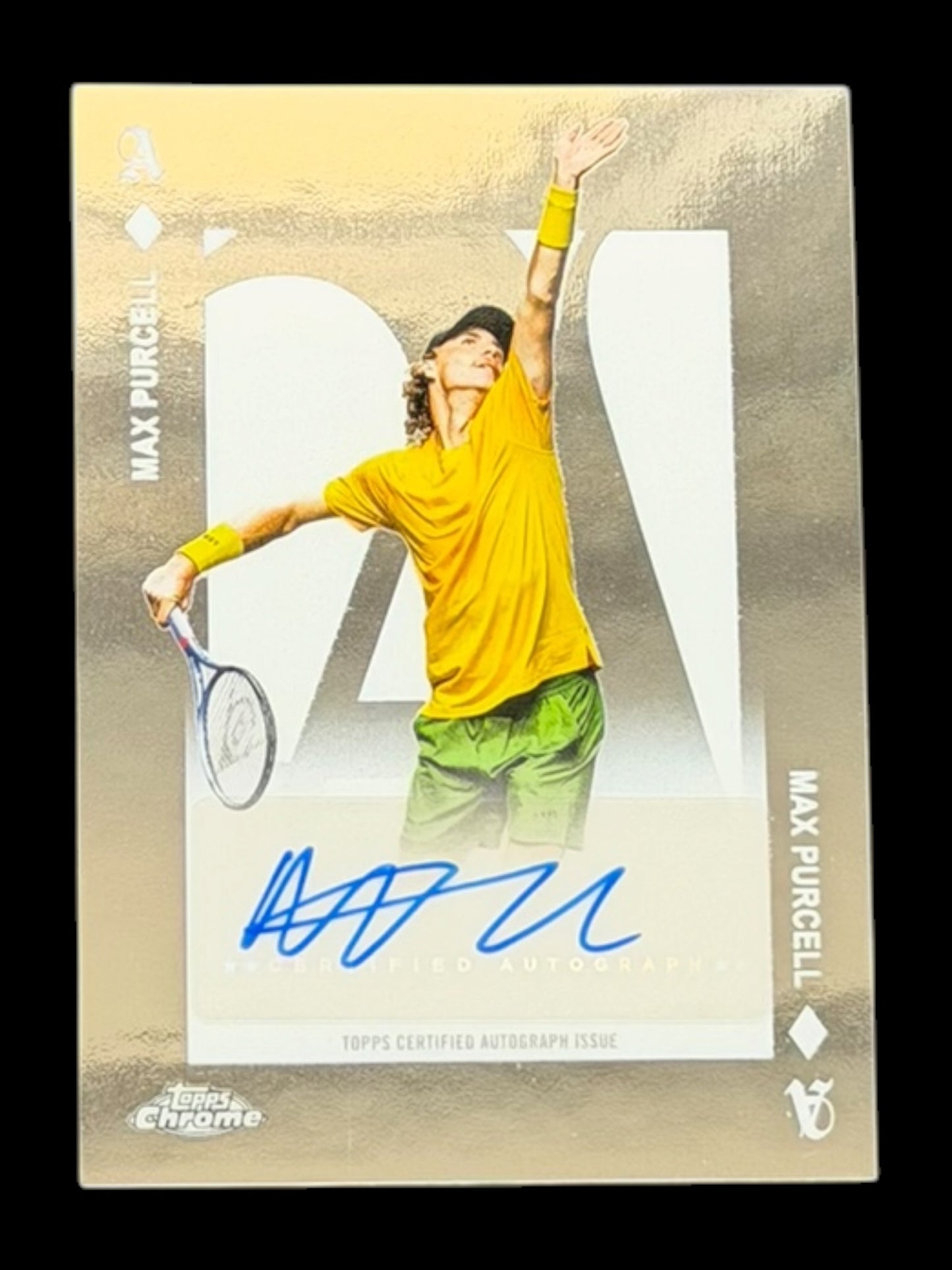 2025 Topps Chrome Aces Autograph Max Purcell