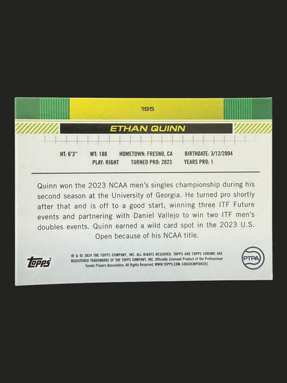 2024 Topps Chrome Ethan Quinn