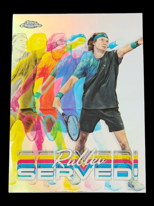 2024 Topps Chrome Tennis Served Andrey Rublev