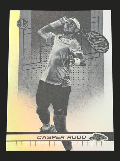 2024 Topps Chrome Negative Refractor Casper Ruud