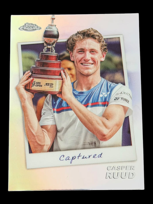2024 Topps Chrome Tennis Captured Casper Ruud