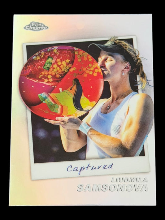 2024 Topps Chrome Tennis Captured Liudmila Samsonova