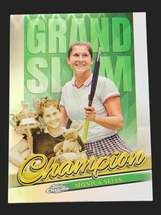 2024 Topps Chrome Tennis Grand Slam Champion Monica Seles