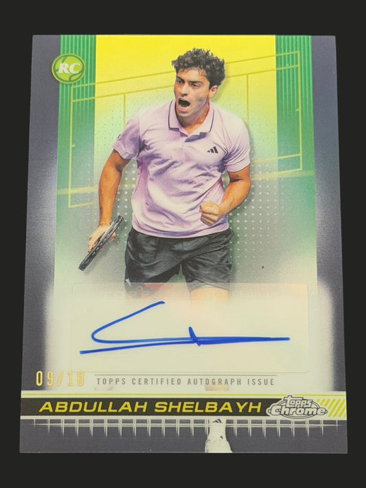 2024 Topps Chrome Black Autograph 09/10 Abdullah Shelbayh