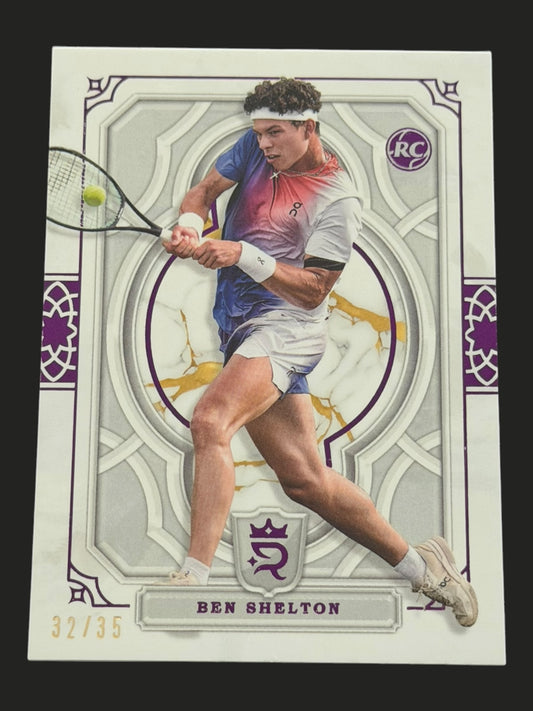 2024 Topps Royalty Purple 32/35 Ben Shelton