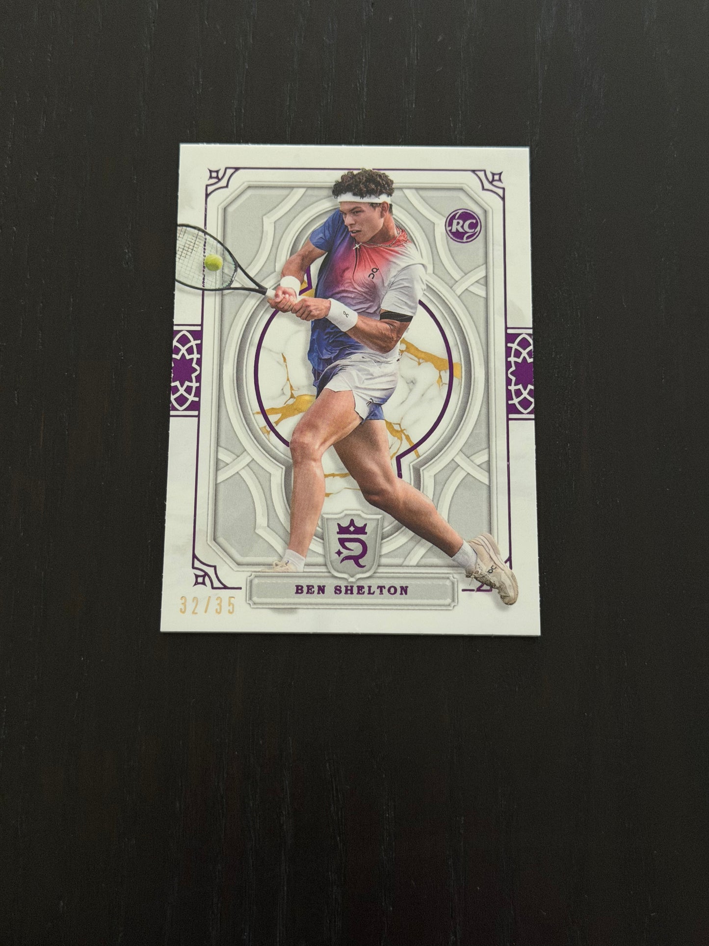 2024 Topps Royalty Purple 32/35 Ben Shelton