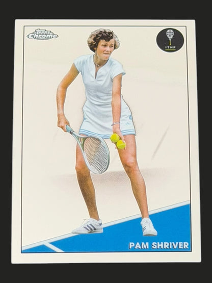 2021 Topps Chrome Tennis Pam Shriver