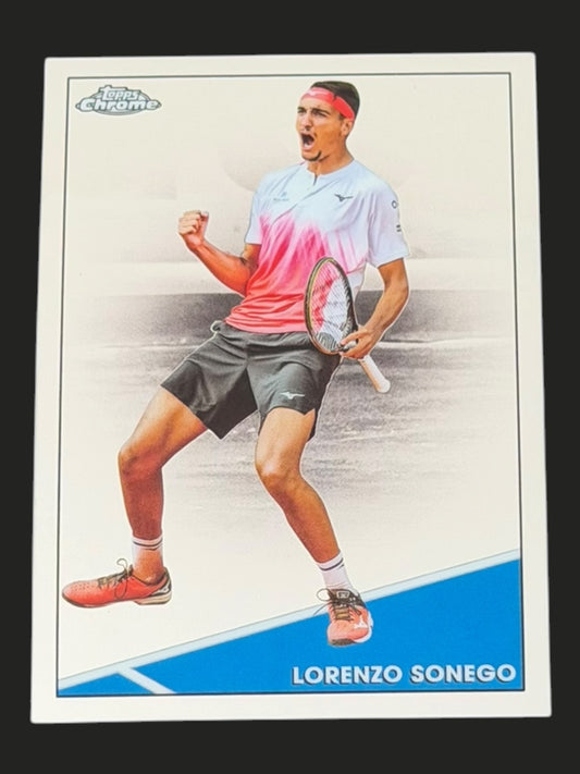 2021 Topps Chrome Tennis Lorenzo Sonego