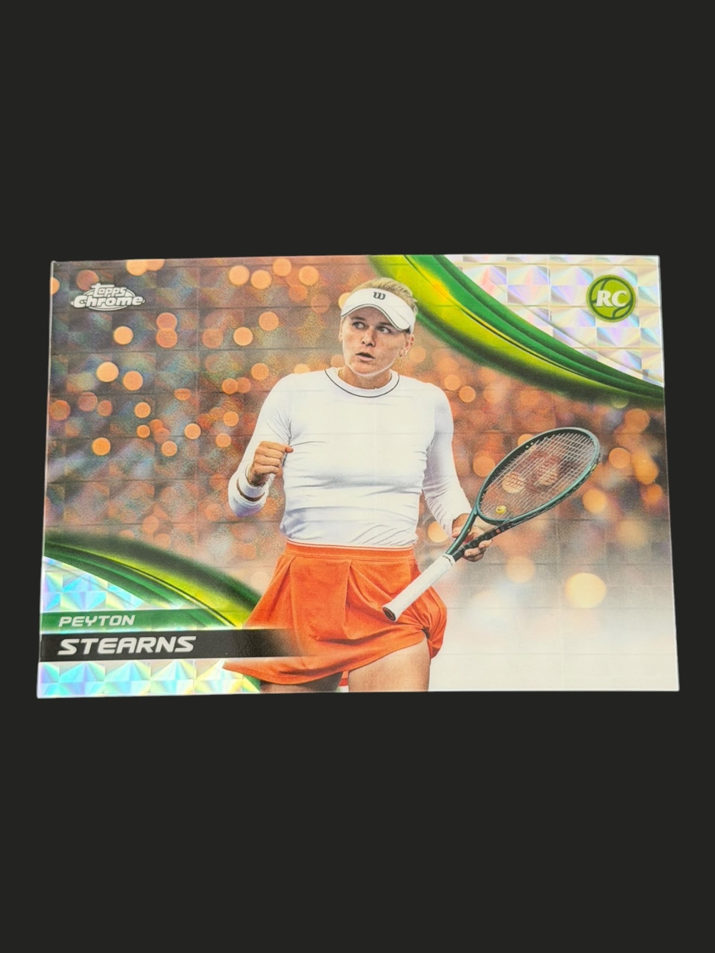 2025 Topps Chrome Tennis Geometric Refractor Peyton Stearns