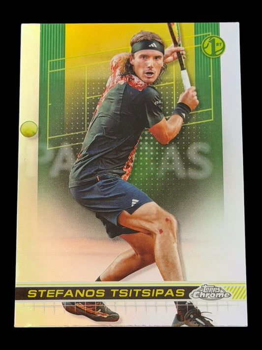 2024 Topps Chrome Refractor Stefanos Tsitsipas