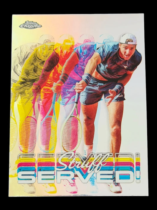 2024 Topps Chrome Tennis Served Jan-Lennard Struff