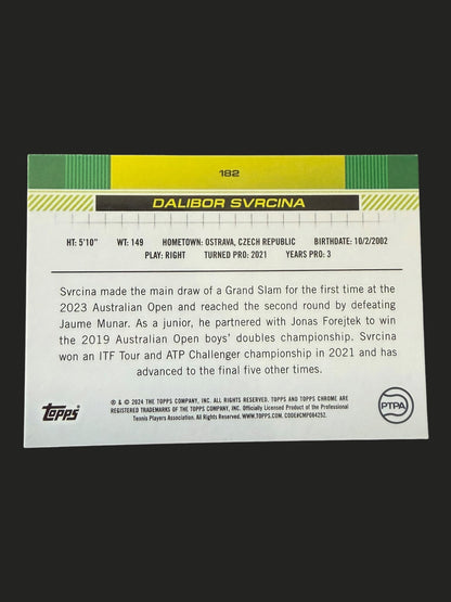 2024 Topps Chrome Sapphire Dalibor Svrcina