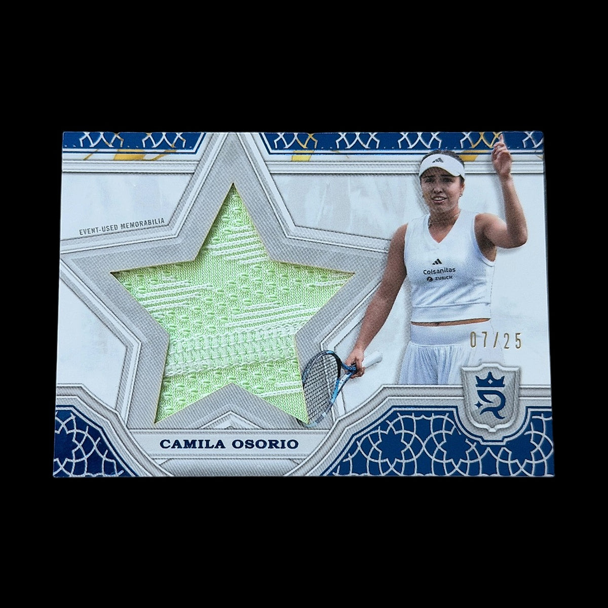 2024 Topps Royalty Camila Osorio Blue Star Relics /25