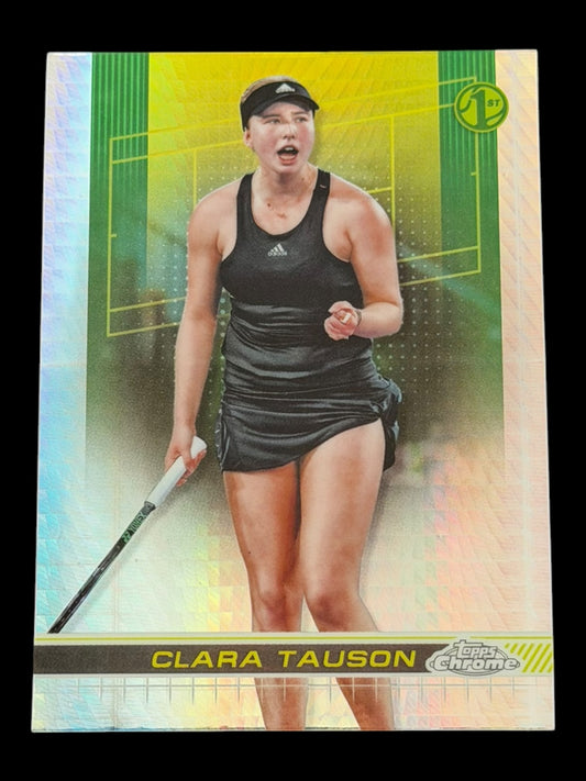 2024 Topps Chrome Prism Refractor Clara Tauson