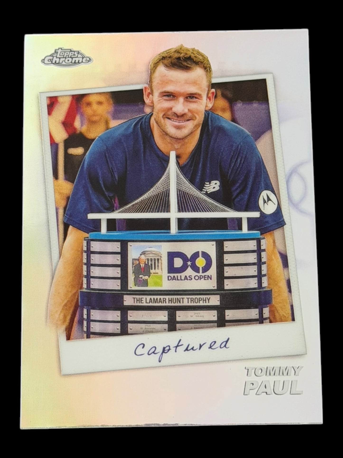 2024 Topps Chrome Tennis Captured Tommy Paul