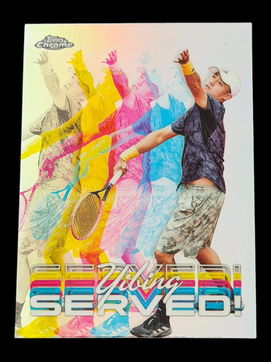 2024 Topps Chrome Tennis Served Wu Yibing