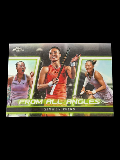 2025 Topps Chrome From All Angles Qinwen Zheng