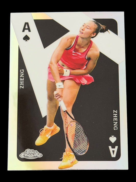 2024 Topps Chrome Tennis Aces Qinwen Zheng