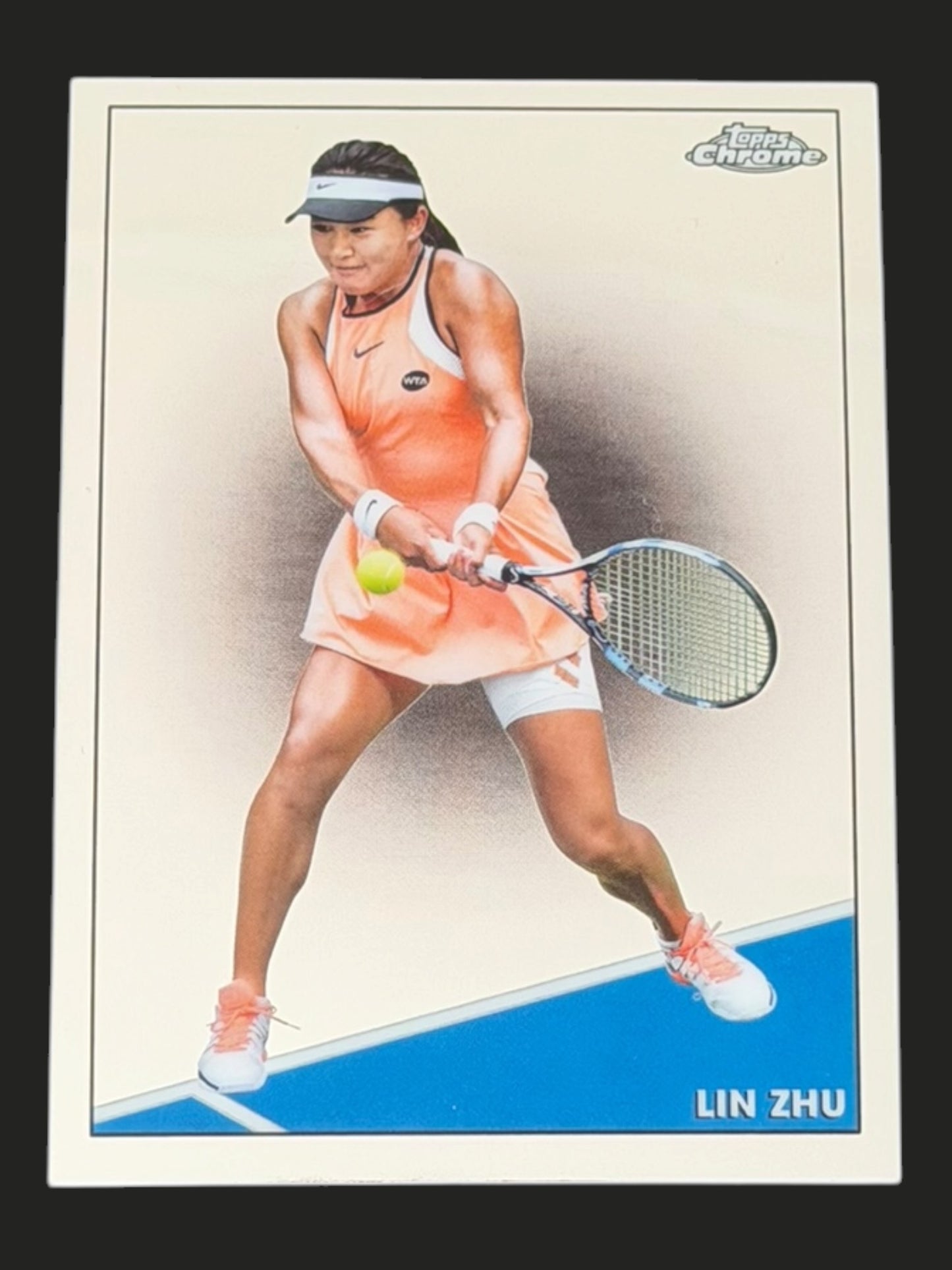 2021 Topps Chrome Tennis Lin Zhu