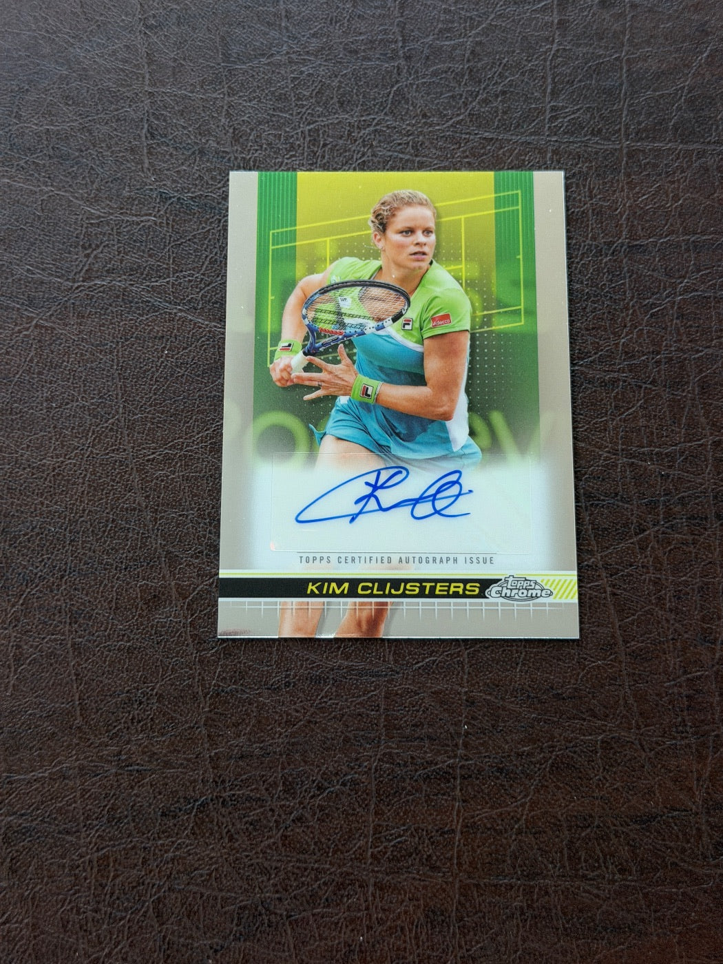 2024 Topps Chrome Kim Clijsters Autograph