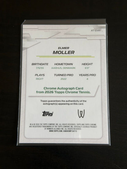 2026 Topps Chrome Elmer Moller Pink Auto /250