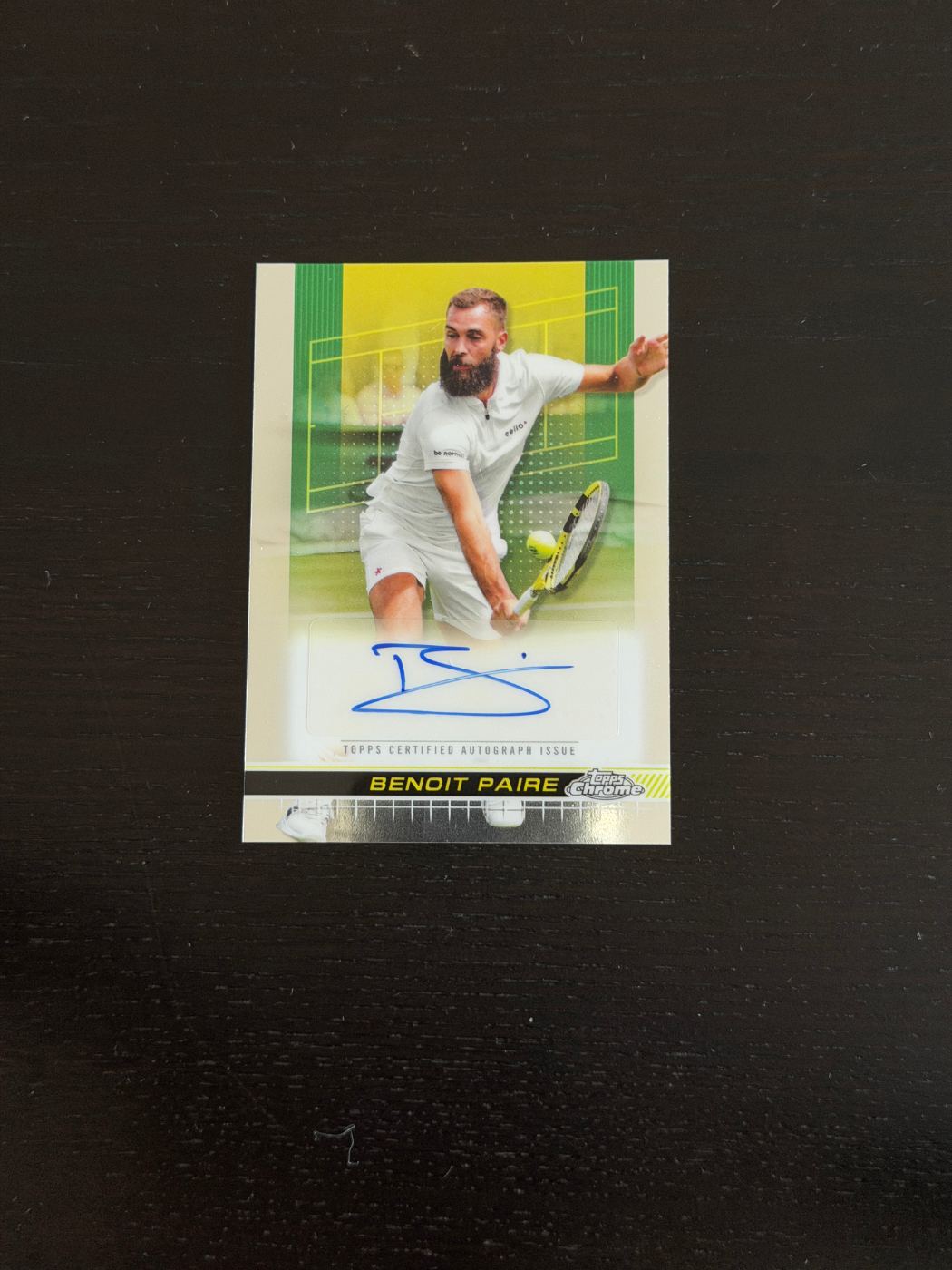 2024 Topps Chrome Benoit Paire Autograph