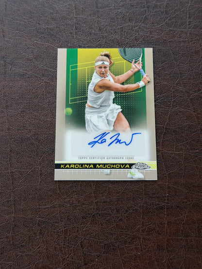 2024 Topps Chrome Karolina Muchova Autograph