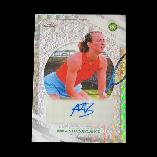 2026 Topps Chrome Mika Stojsavljevic Geometric Auto