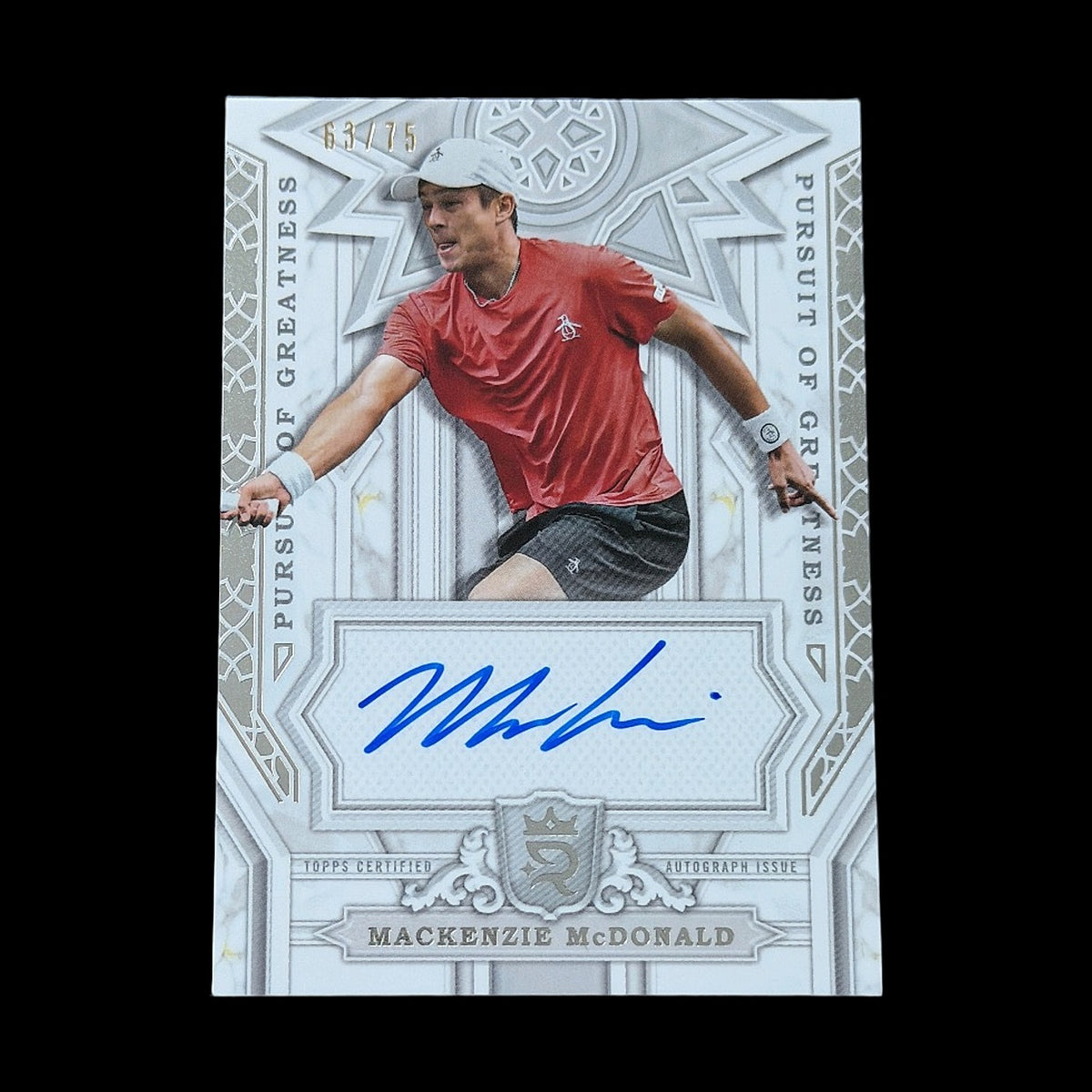 2024 Topps Royalty Mackenzie McDonald Pursuit of Greatness Signatures /75