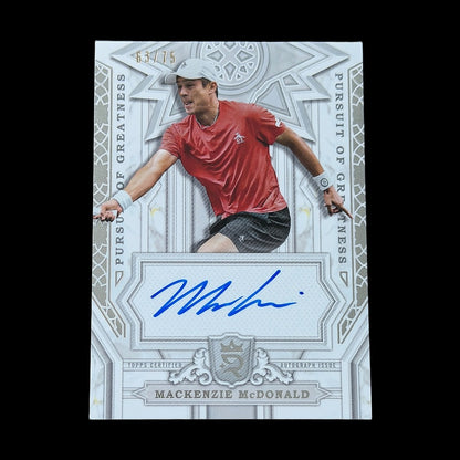 2024 Topps Royalty Mackenzie McDonald Pursuit of Greatness Signatures /75
