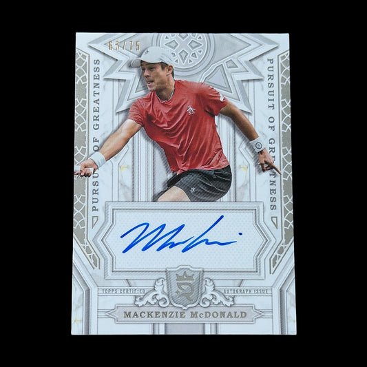 2024 Topps Royalty Mackenzie McDonald Pursuit of Greatness Signatures /75