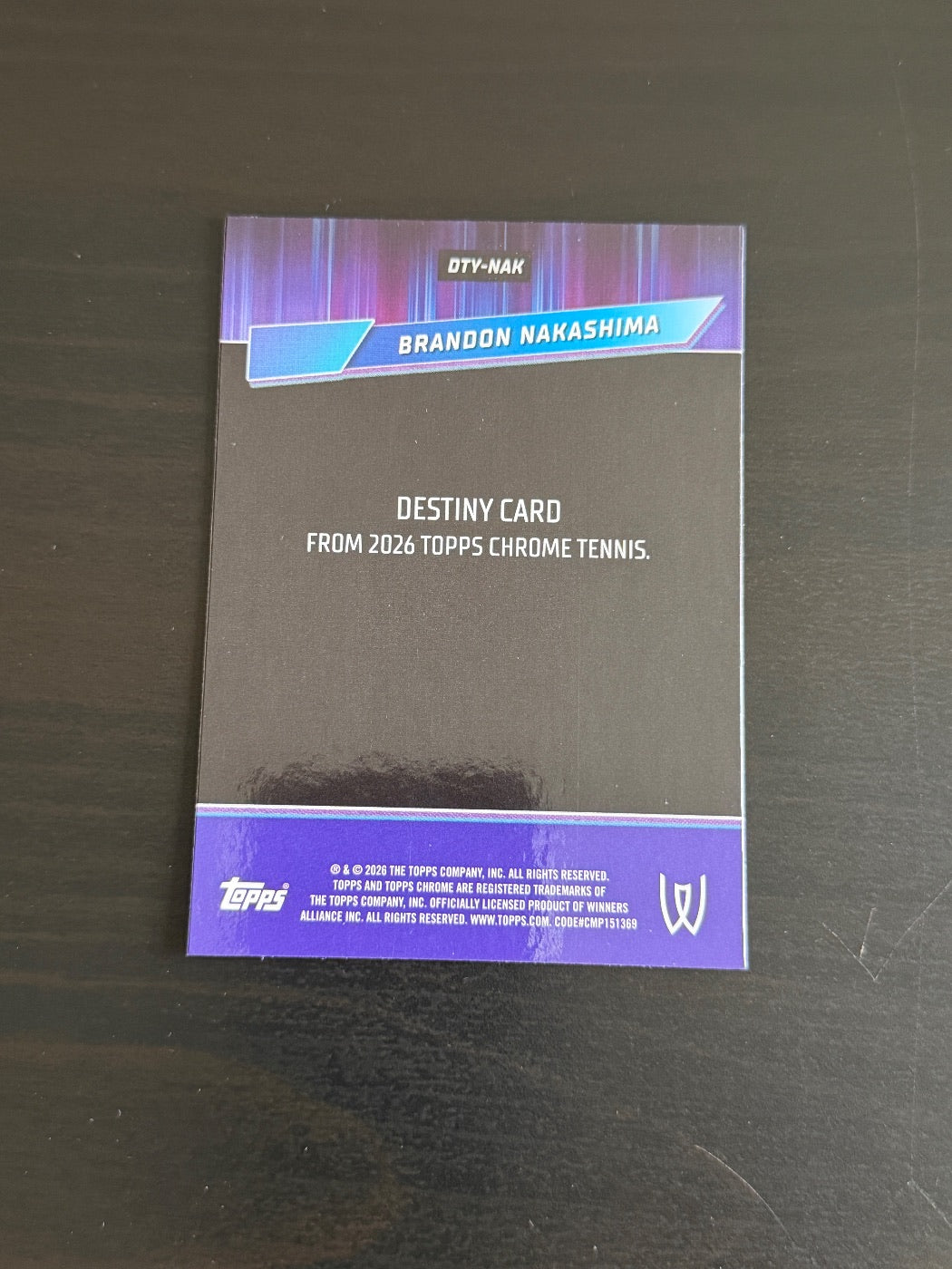 2026 Topps Chrome Brandon Nakashima Destiny Geometric